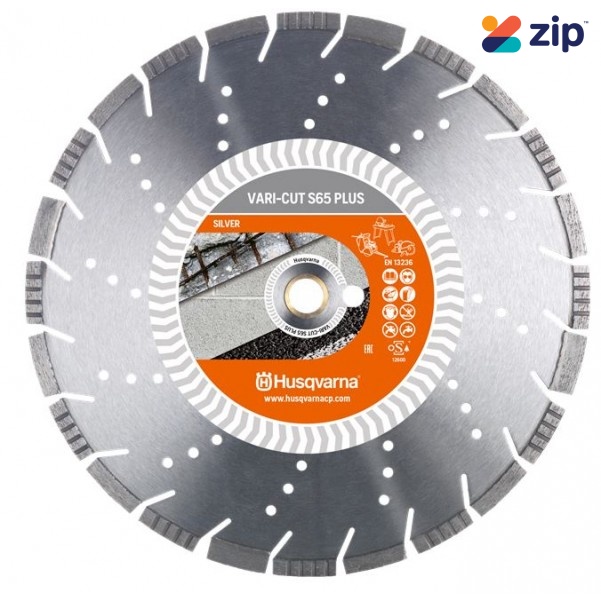 Husqvarna 14VARICUTS65 - Plus Silver 350(14")mm Vari-Cut Diamond Blade 534972520